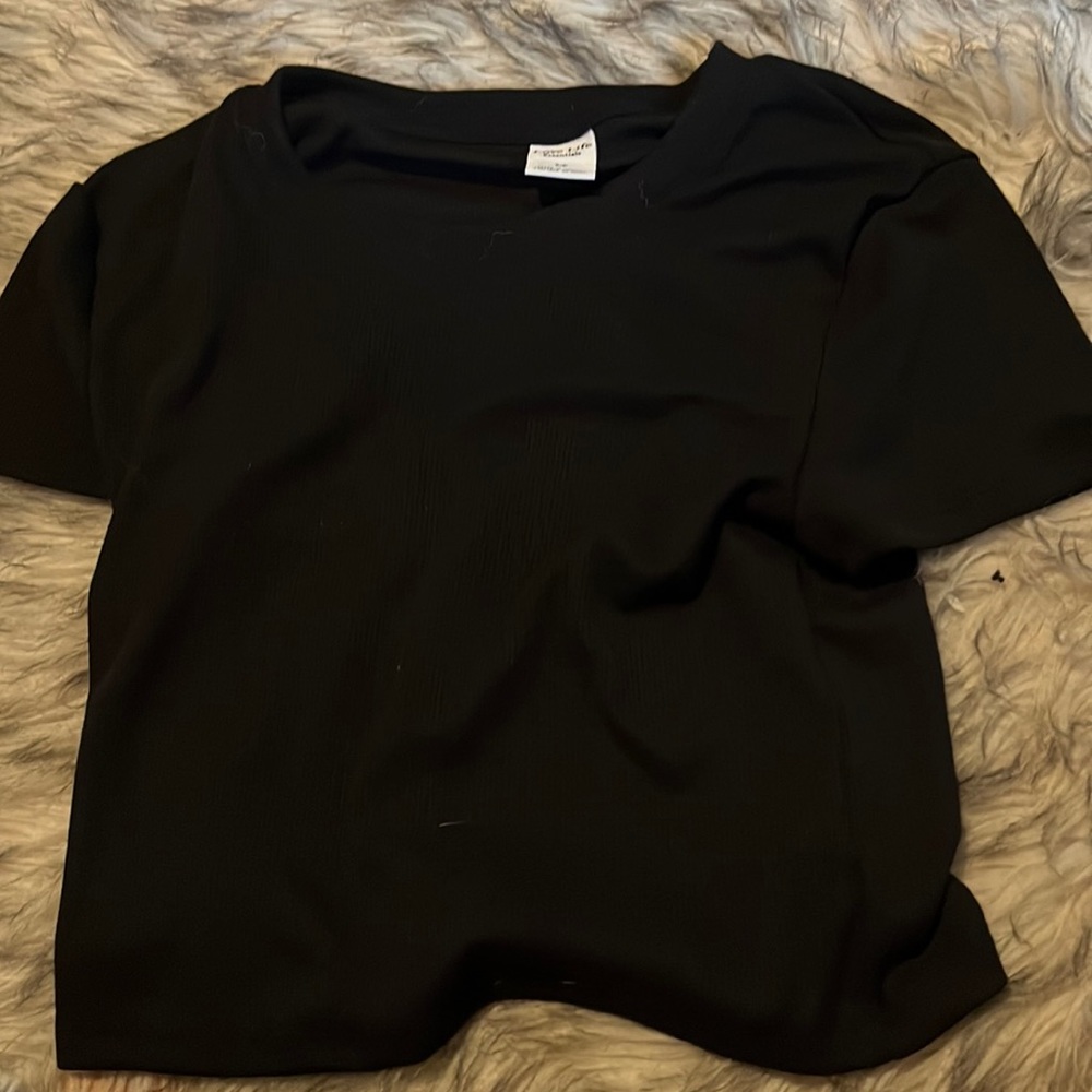 cute black crop top